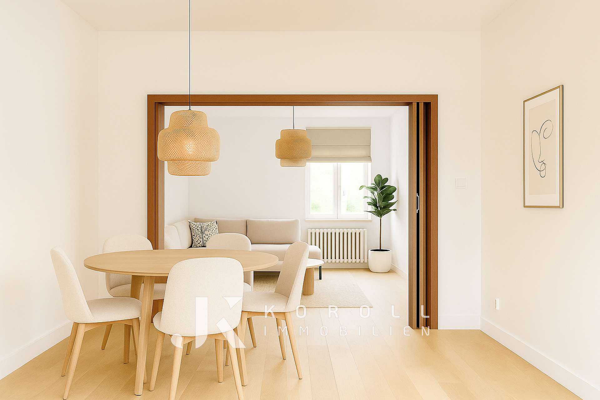 Esszimmer Renovierungsbeispiel