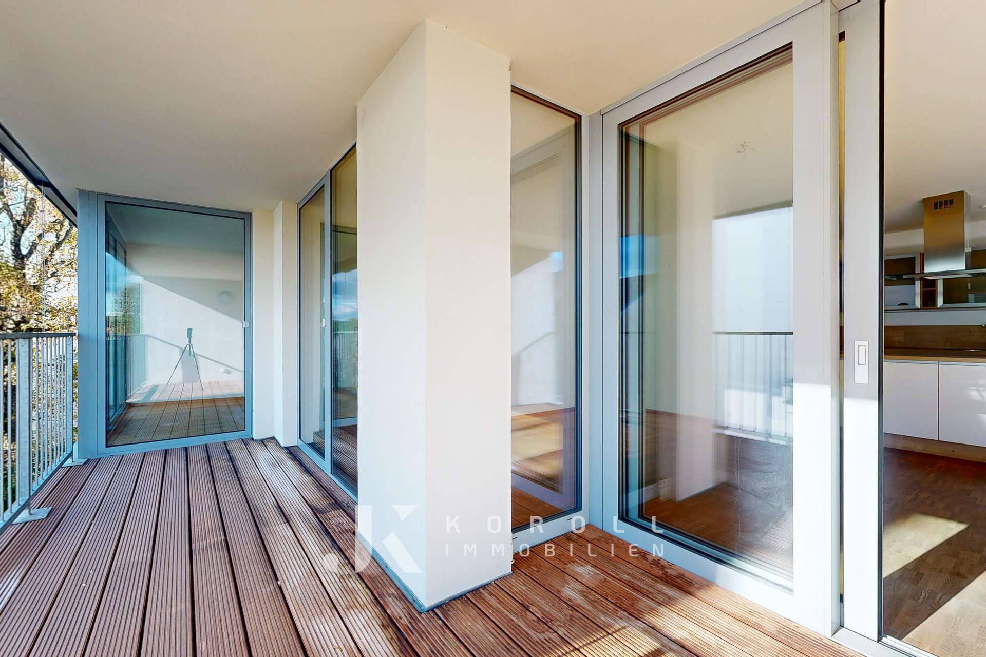 Großer Balkon